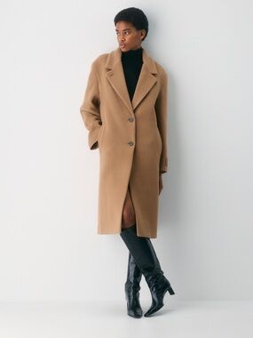 Aritzia NWT The Only Coat Soft Wool Cashmere in Saville Jacket Button-Front